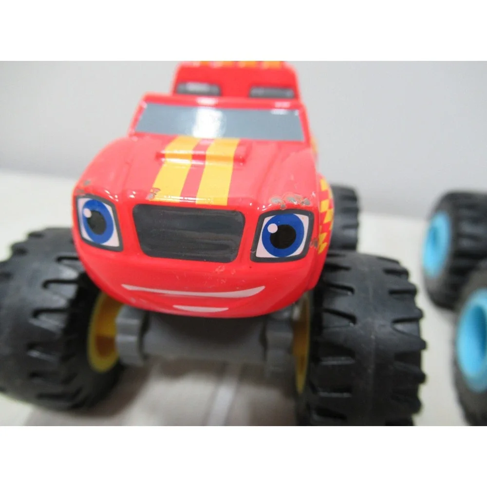 Blaze & the Monster Machines die cast trucks Blaze Crusher Fisher Price used